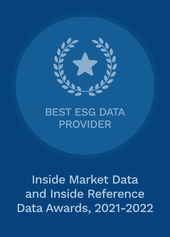 Best ESG Data Provider 2021-2022