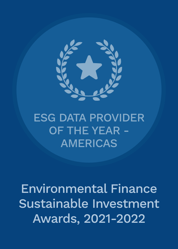 ESG Data Provider of the year 2021-2022