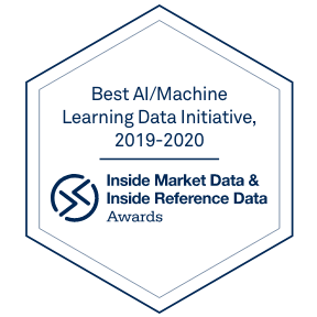 Best AI-Machine Learning Data Initiative, 2020