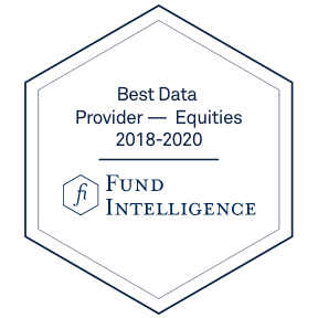 Fund Intelligence Tech & WSL Awards 2020 – Best Data Provider – Equities - Award (Midnight)
